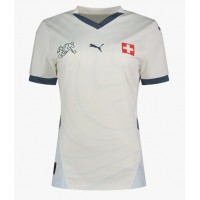 Maglia Calcio Svizzera Seconda Divisa Donna Europei 2024 Manica Corta